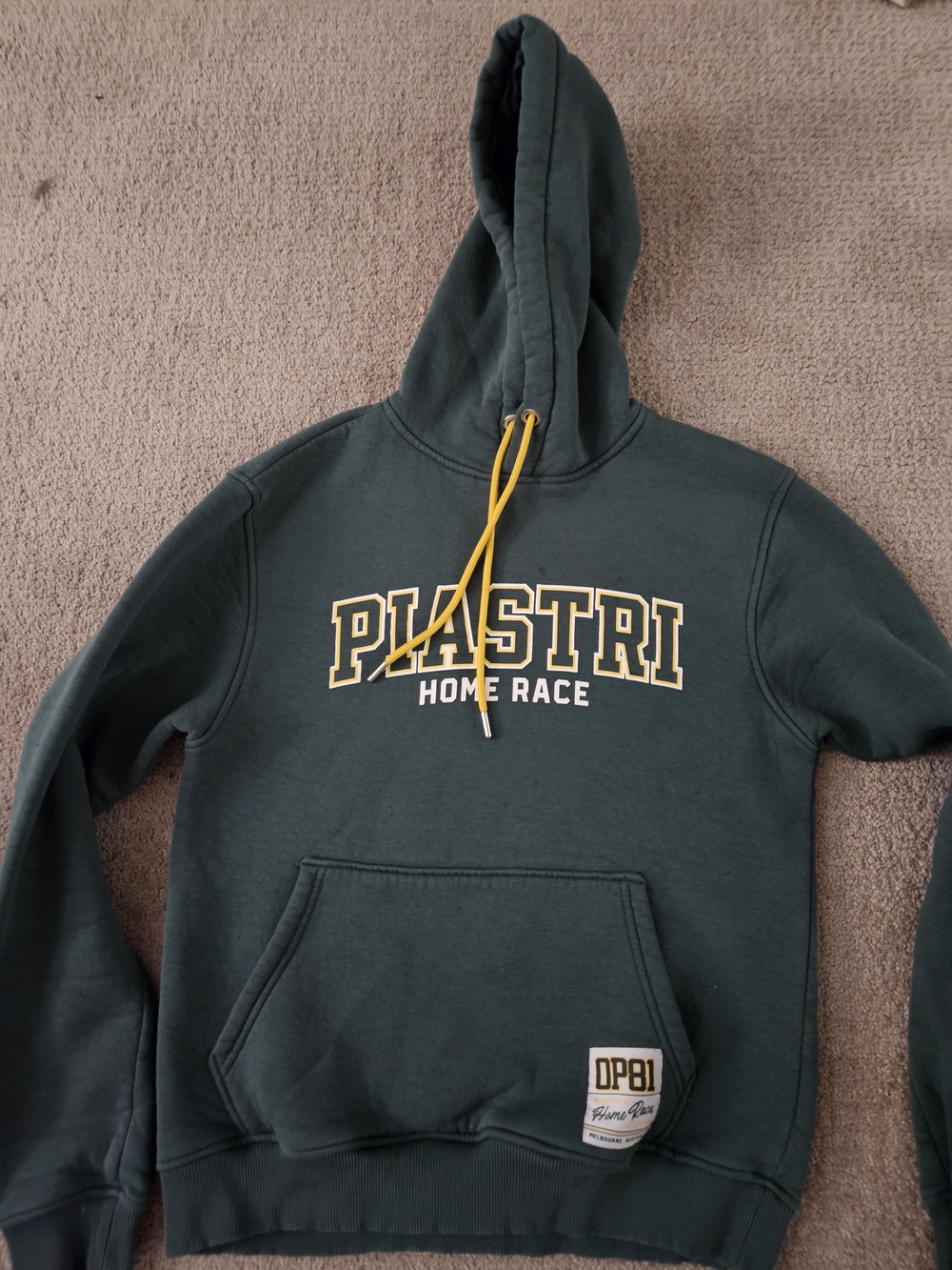 Oscar Piastri 2024 Home Race Green Hoodie